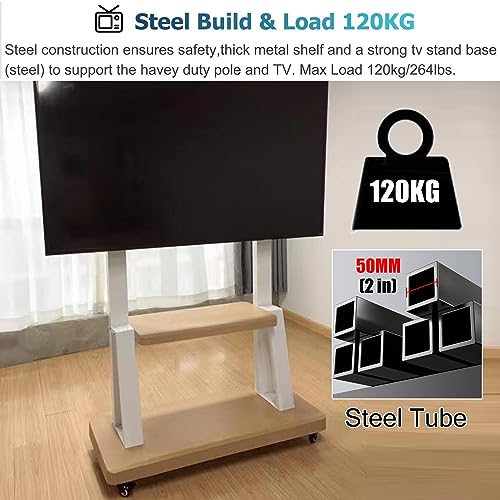 Soporte para TV de piso resistente para 32-75 pulgadas miniatura 3