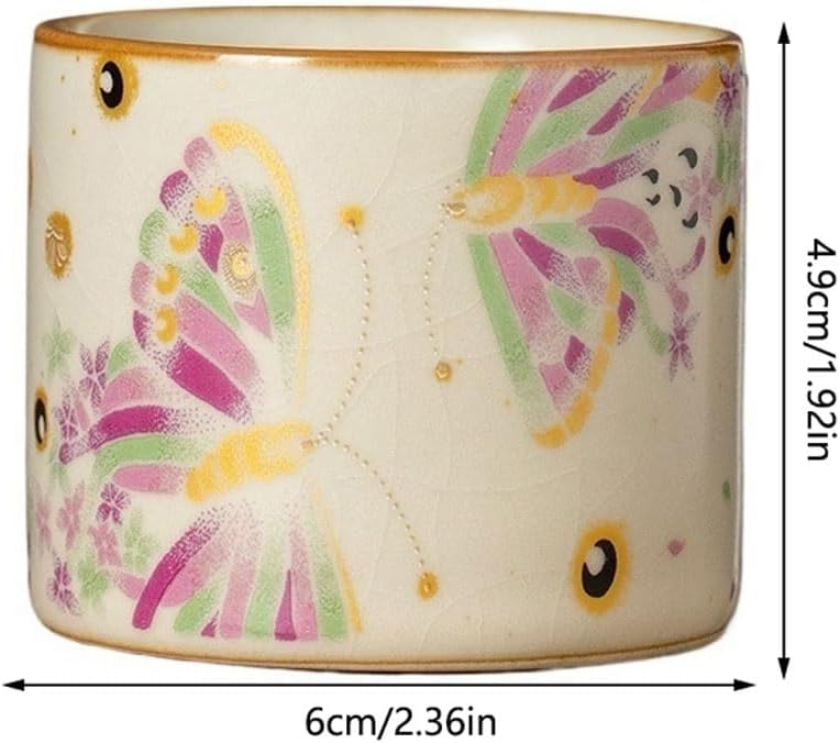 GSOUL Kungfu Tea cup Kitchen Coffee Cup Ceramic Small Tea Kung Fu Exquisite Single Small Tea Cups