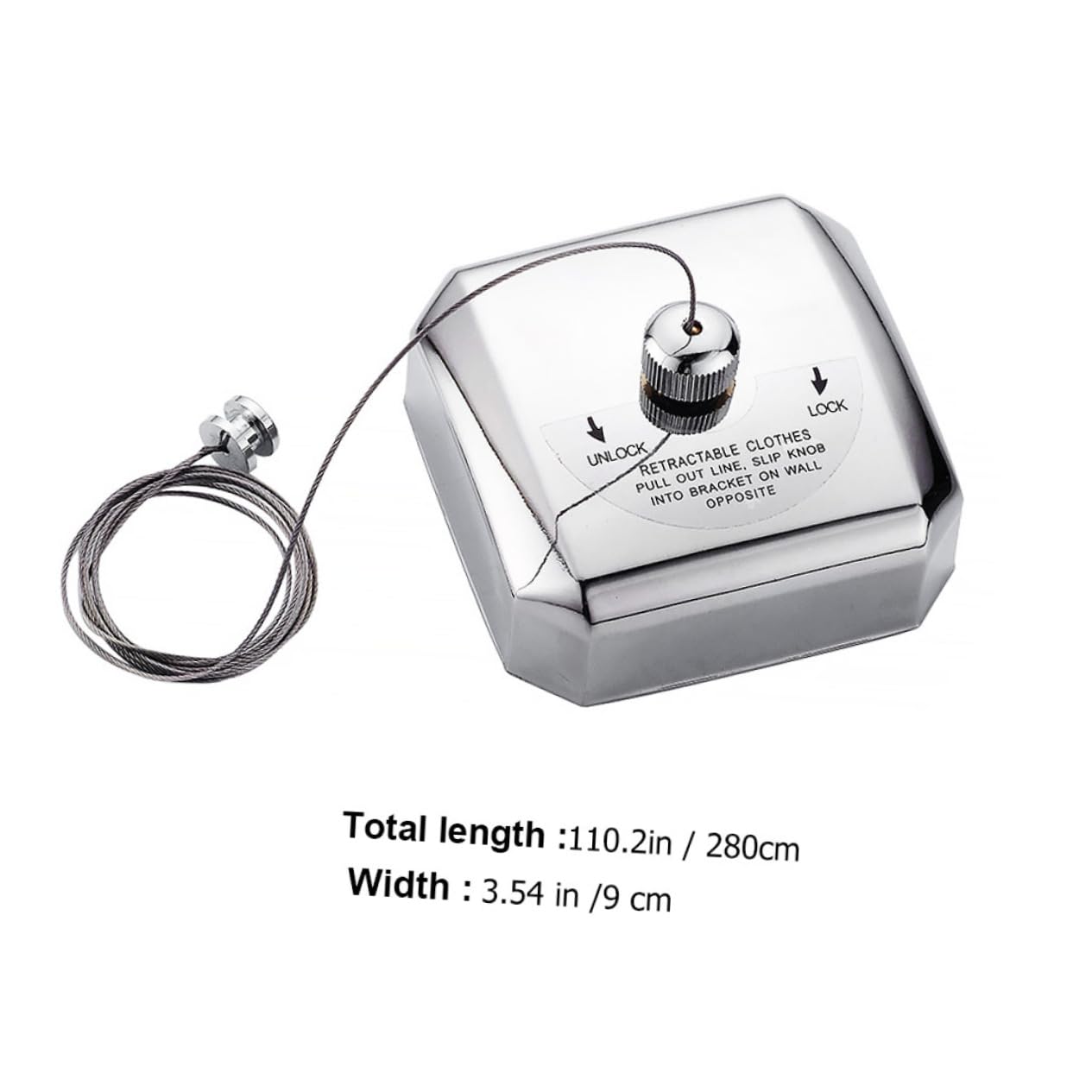 OFFSCH Telescopic Clothesline for Indoor Outdoor Use Lightweight Portable Clothing Hanging Rope High Grade Material for Travel Home Laundry