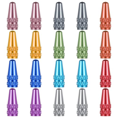 Oruola 20pcs Bike Valve Caps