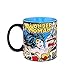 Silver Buffalo WW9734 DC Comics Wonder Woman Comic Pop Jumbo Ceramic Mug, 20-Ounces