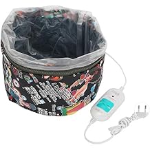 Electric Hair Cap, Thermal Steamer Treatment Spa Cap Nourishing Hat Adjustable Temperature Control Soft Bonnet Beauty Hooded Attachment Moisturize Nourish Repairs Dry Steam Personal Care for Home Use