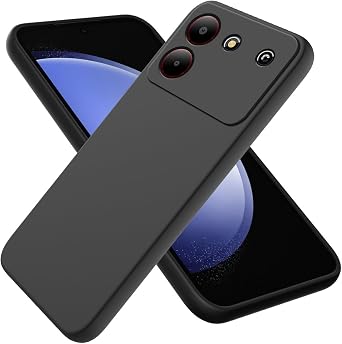 Ultra-Slim Shockproof Phone Case Compatible with ZTE Blade A54 Phone Case Anti-Scratch Thin Slim Liquid Silicone Soft TPU Rubber Full Camera Protection Bumper Pure Color Simple Cover W Wrist Band Mili
