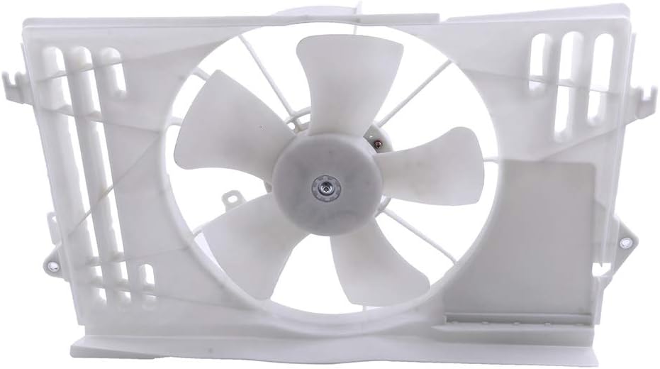 SCITOO 620-546 Cooling Fan*1 + 2428 Radiator*1 Fit 2003-2008 for Pontiac for Vibe 1.8L 2003-2008 for Toyota for Corolla 1.8L 2003-2008 for Toyota for Matrix 1.8L