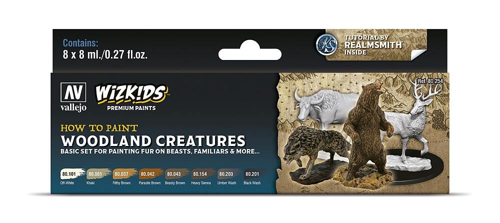 VAL80254 - AV Vallejo Wizkids Set - Woodland creatures