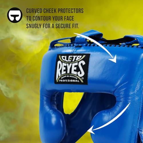 Image of CLETO REYES Boxing Headgear with Cheek Protection for Men and Women, Protective Head Guard Face Saver, Sparring Fighting