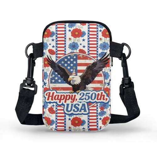 Image of Hawaiian Tribal Small Crossbody Bags for Women Cell Phone Bag Purse, Sea Turtle Zipper Sling Purses Shoulder Bag