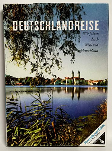 Preisvergleich Produktbild Unbekannt Deutschlandreise - Wir Fahren durch West- und Mitteldeutschland - Würfelspiel für 2 bis 6. Personen ab 8.Jahren - Spiel Jahrg. 1962