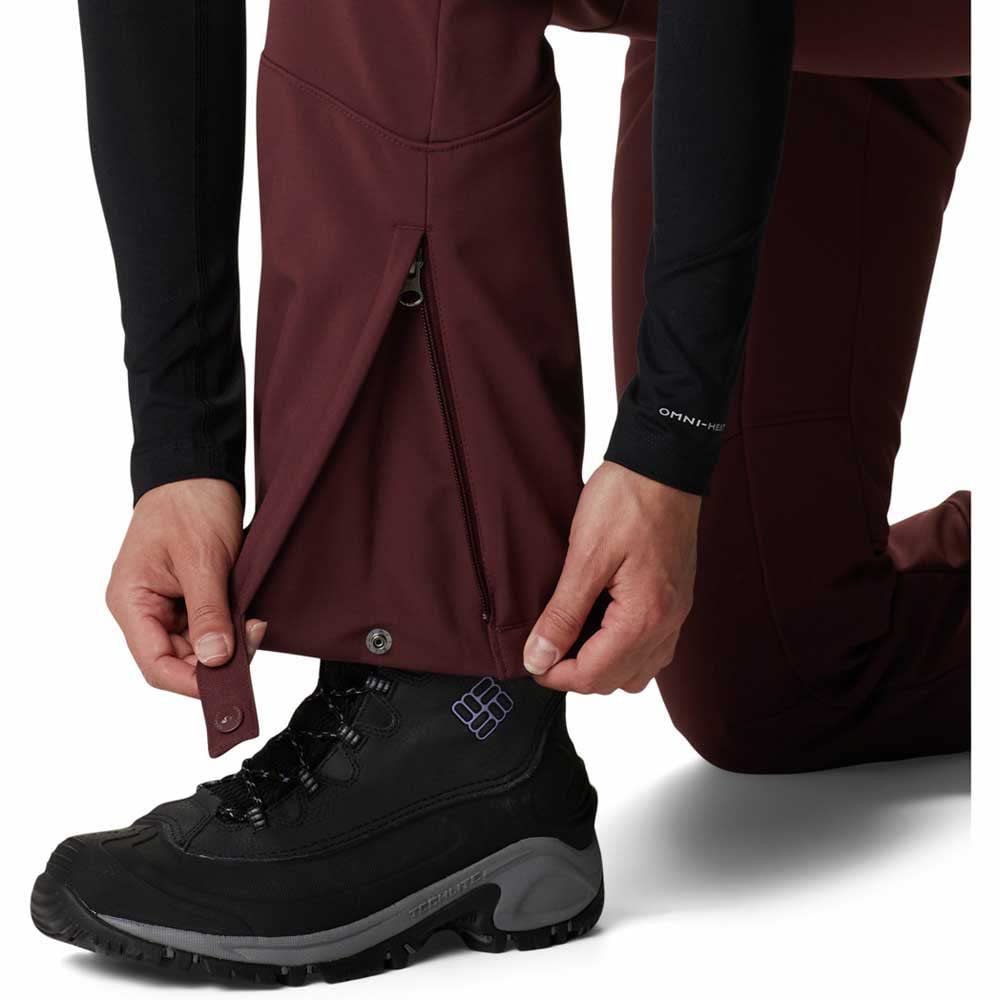 Columbia Roffe Ridge III, Pantaloni da Sci, Donna, Rosso (Malbec), 14 R Columbia Roffe Ridge III, Pantaloni da Sci, Donna, Rosso (Malbec), 14 R