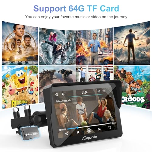 Carpuride W125A 11,26 Zoll CarPlay & Android Auto Mit Dashcam - 4K Front & 1080P Rückkamera