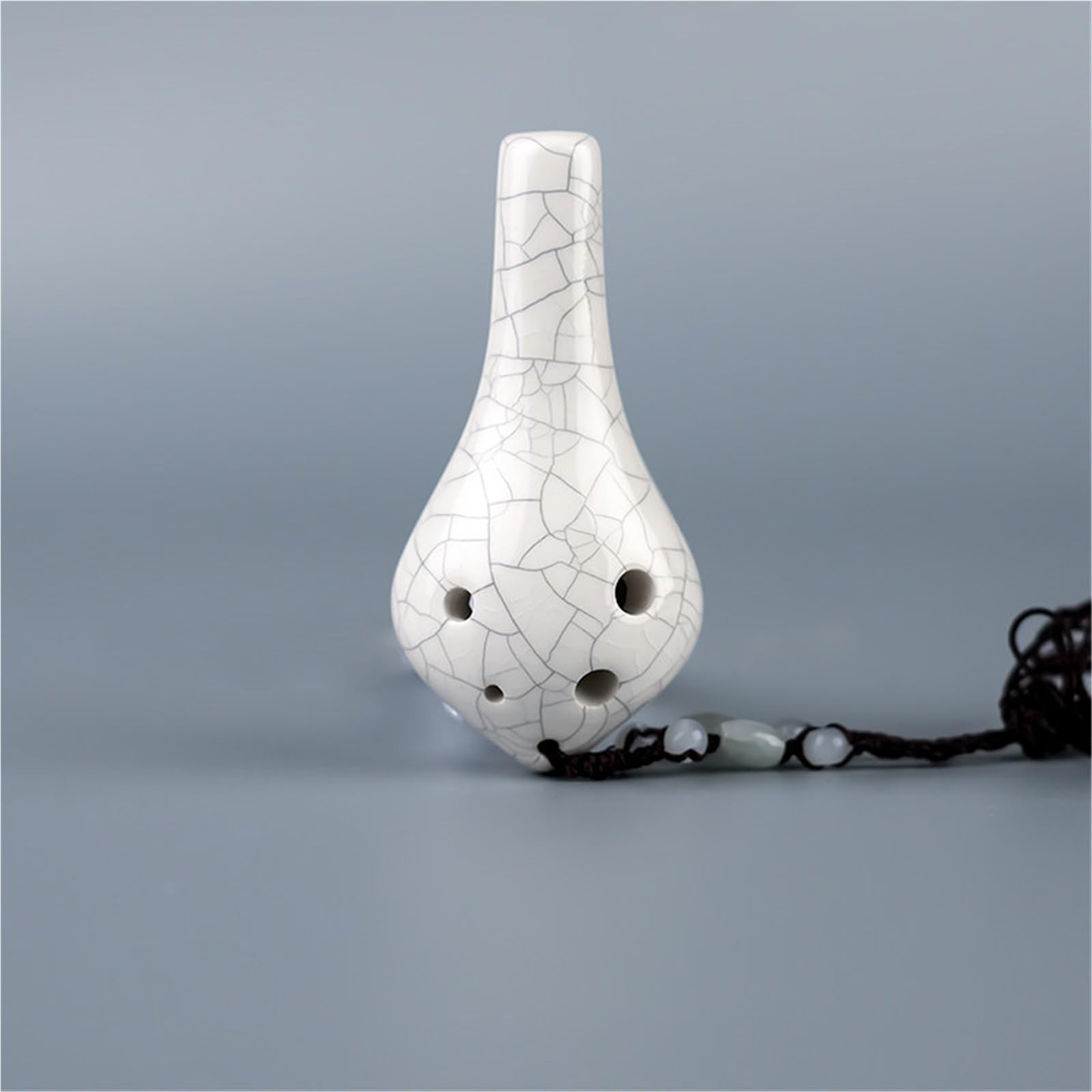 Set Ocarina Strumento Per Esercitazioni Per Principianti Con Bocchino Lungo In Ceramica Ocarina A 6 Fori