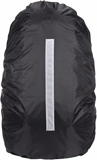 ERYUE Capa de chuva para mochila,À prova de poeira de nylon à prova d água capa de chuva reflexivo walker saco de viagem capa de chuva para mochila 25-45l