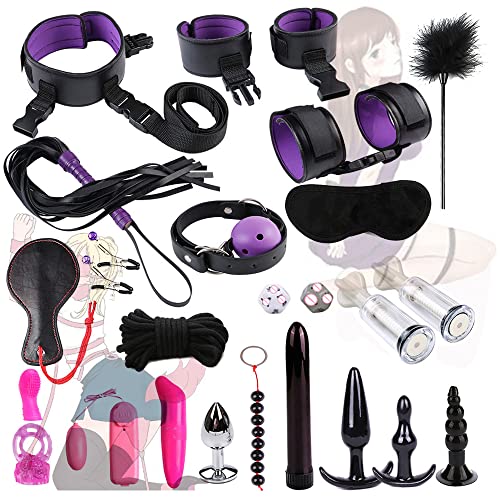 SexReaper Ensemble de 24 vêtements en Cuir Ajustables B-DŚM sẹx Tọys Luxury Spree