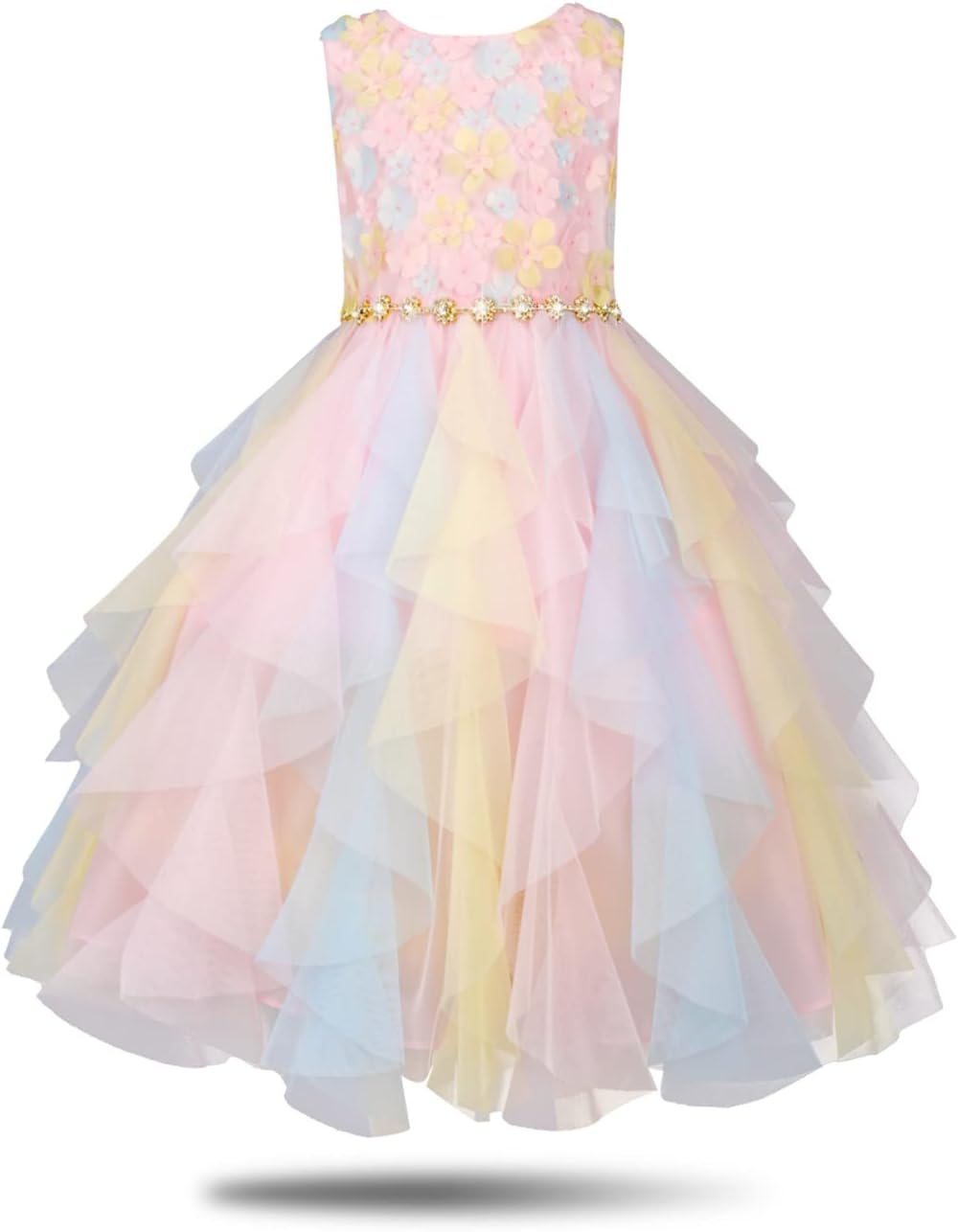 Rainbow Dress for Girls