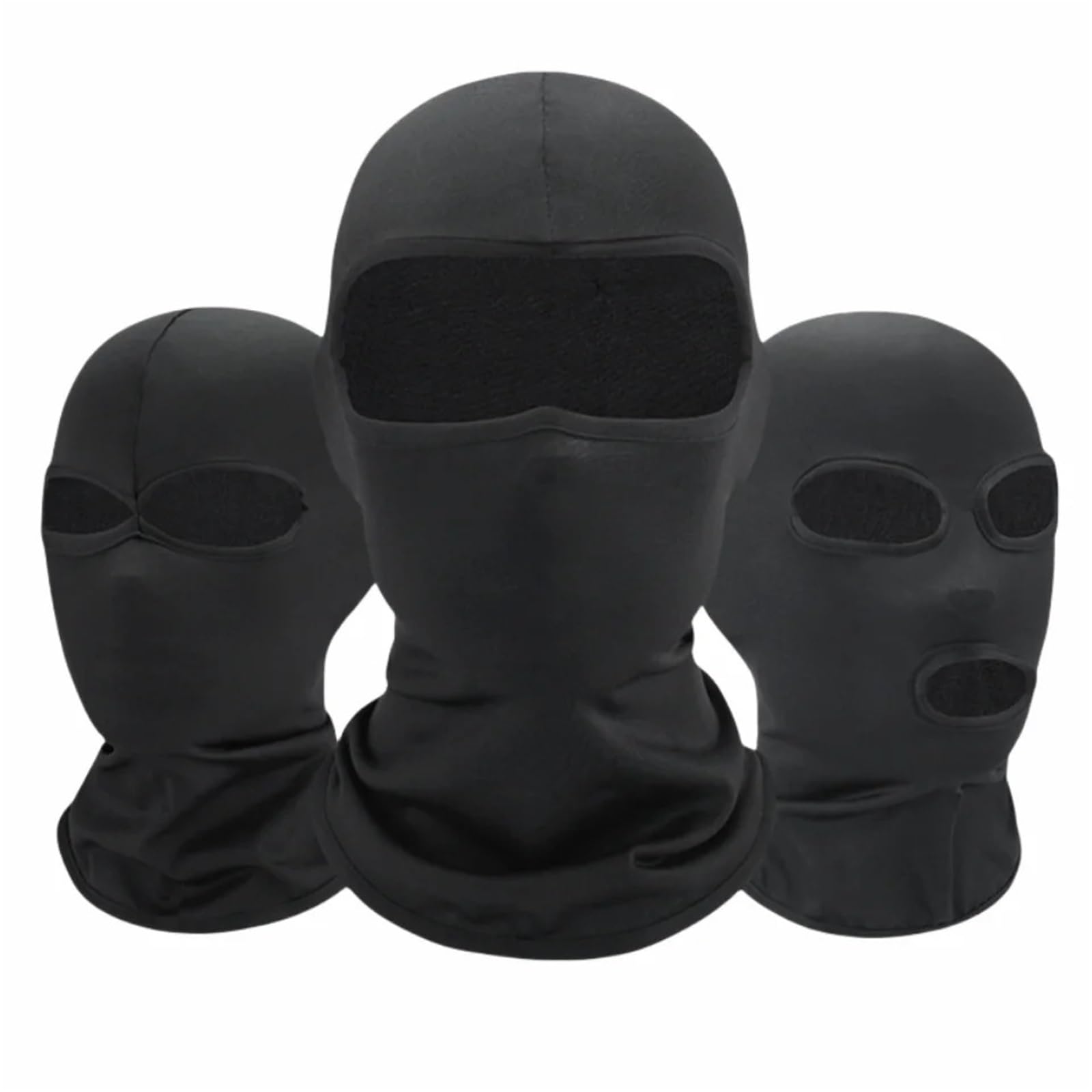 2Pcs Winter Ski Mask Men Hat Mask Full Face Mask Ski Mask Winter Cap for Skiing(Black 1)