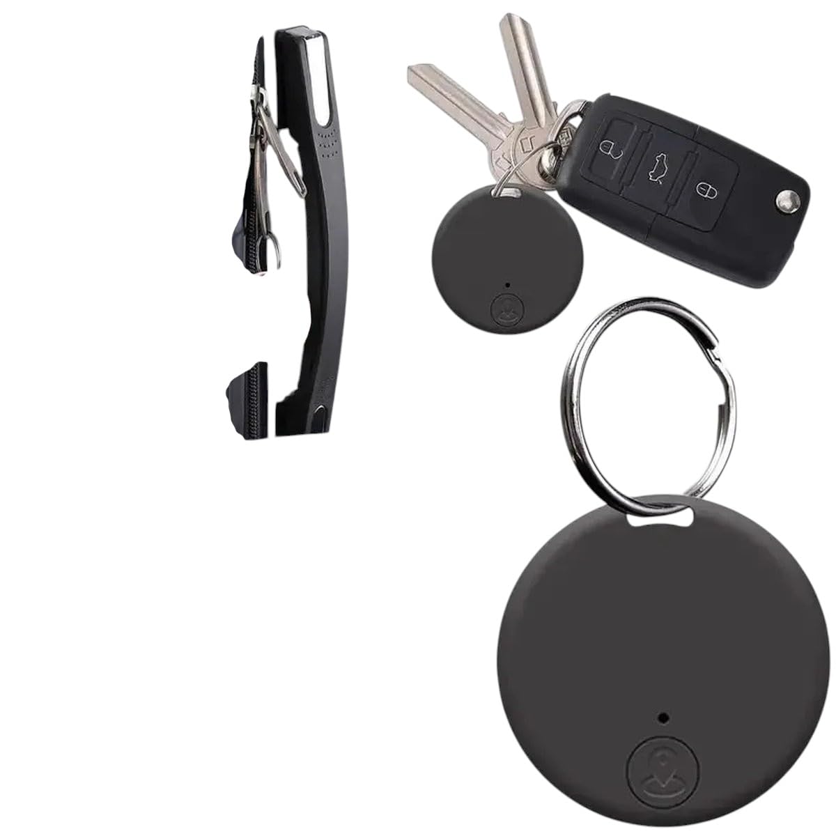 Smart GPS Tracker with Keychain for Wallets, and Keys-Locate and Track Your Belongings with Accuracy and Ease