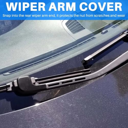 Cache-écrous d'essuie-glace rigide OEM 61617138990 pour BMW E90 E91 E92 E93 de qualité supérieure - 4