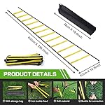 Happy Jump Agility Ladder 12 Rung 20 FT Speed Training Ladder Drill Sports Workout Equipment for Football Soccer Footwork Exercise - Image 2