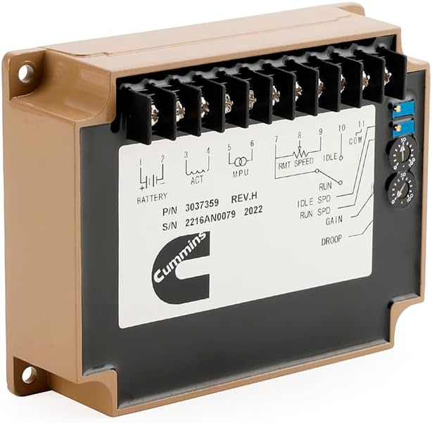 Topteng Electronic Engine Speed Controller Governor for Cummins 3037359