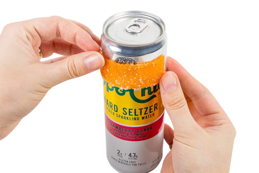 Miniatura 5 de Salteez Seltzer Strips: tiras de sabor a melocotón agridulce que se adhieren a tu botella, lata o taza, para un seltzer perfectamente vestido