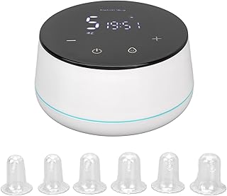 Electric Nipples Corrector for Flat or Inverted Nipples, 6 Covers 3 Sizes USB Rechargeable Inverted Nipples Puller Machine for Nipple Puller Sunken and Short Nipples