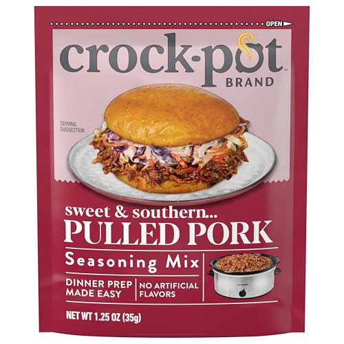 Comparison: Best Pork For Pulled Pork Slow Cooker 9 Crock-Pot Pulled Pork Seasoning Mix, 1.25 Ounce (Pack of 12)