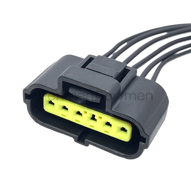 1 Pc 6 Pin Car Gasoline Pump Accelerator Pedal Electronic Connector Wire Harness 184060-1(10 Pcs)