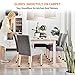 Ezprotekt 16PCS Chair Leg Sliders for Carpet, 1 inch Transparent Chair Glides Furniture Sliders & Thermo-Plastic-Elastomer Combination of Leg Protector Smoothly Slide on Carpet (Square, Fit 0.75-1")