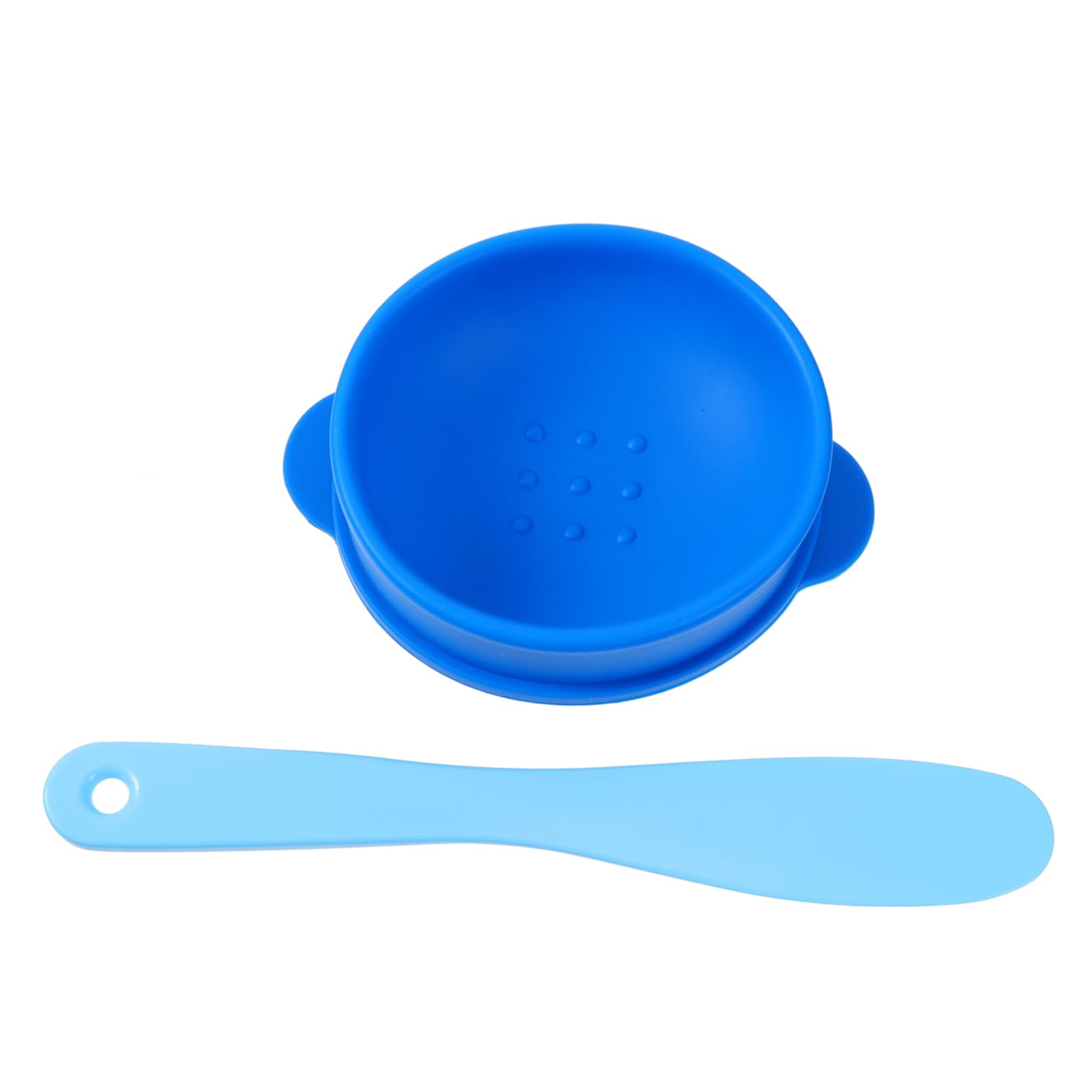 IWOWHERO Diy Face Mask Bowl Set 2pcs Silicone Mixing Bowls for Beauty Salons Mask Stirring Tools Random