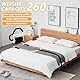 Standing Aid Bed for Seniors mit Licht & Aufbewahrungstasche, Grab Bars for Seniors, Height-Adjustable Grab Bar for Seniors, Safety & Stability, Suitable for Elderly, Disabled, Pregnant Women-Upgrade