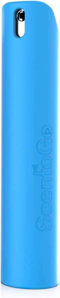 Scentogo Refillable Travel Perfume Atomizer - Portable Spray Bottle for Women and Men's Cologne - 4 ml - Blue