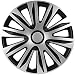Produktbild 4 Radkappen Radzierblenden Nardo Silver/Black 16" Zoll