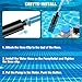 DEWDYS Cordless Submersible Liquid Pump for Makita 18V Battery, 120W 12V Portable Transfer Tool, Oil Suction Pool Cover Sump Pump with 15.7ft Cord