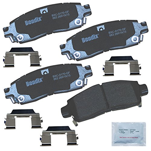 Image of Bendix Priority1 CFC883 Rear Brake Pads fits select Buick Enclave, Rainier, Cadillac XTS, Chevrolet SSR, Trailblazer, Traverse, GMC Acadia, Envoy, Isuzu Ascender, Oldsmobile Bravada, Saturn Outlook