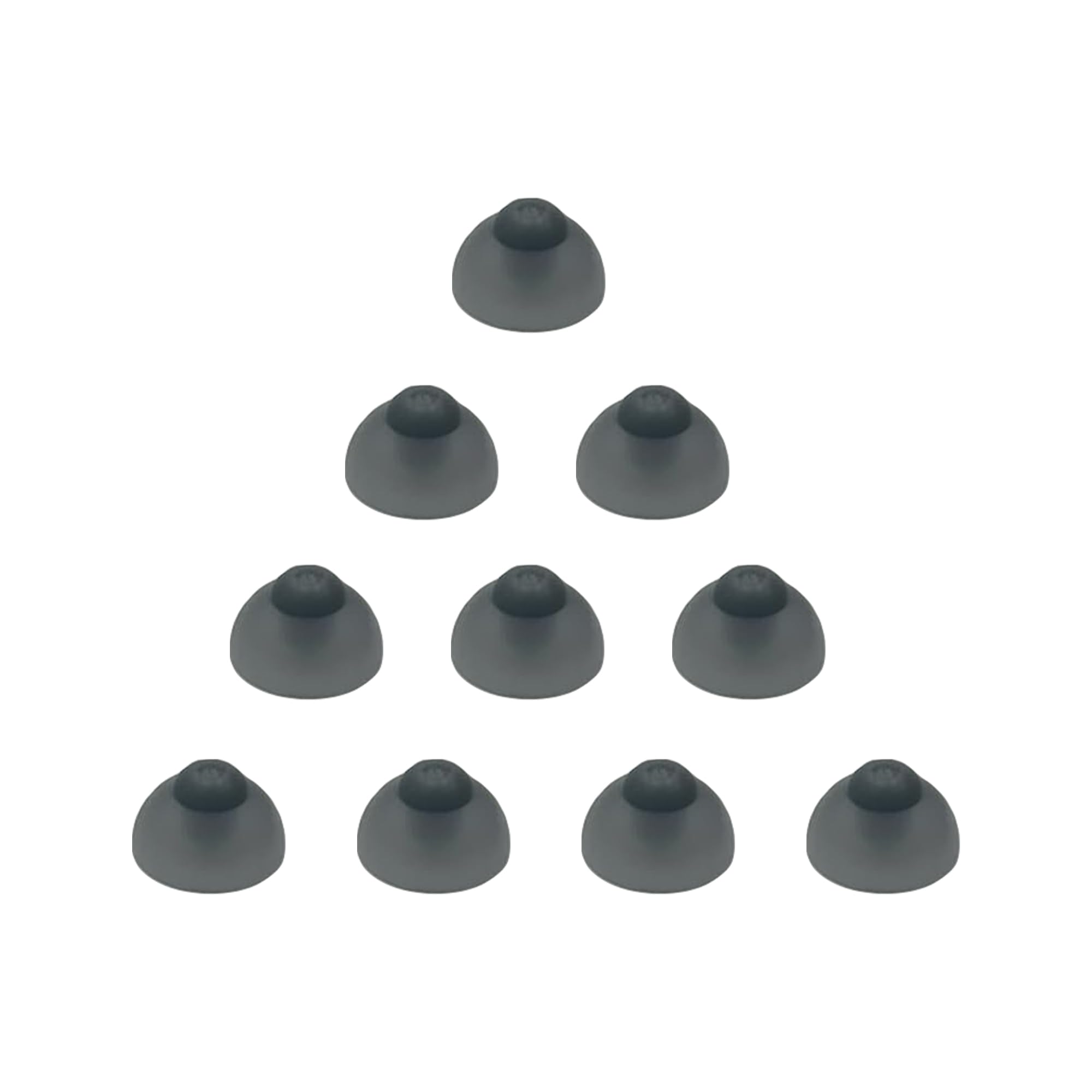 Hearing Aid Domes, Closed Domes for Hearing Aids, 10Pcs Resound Hearing Aid Domes (Large)