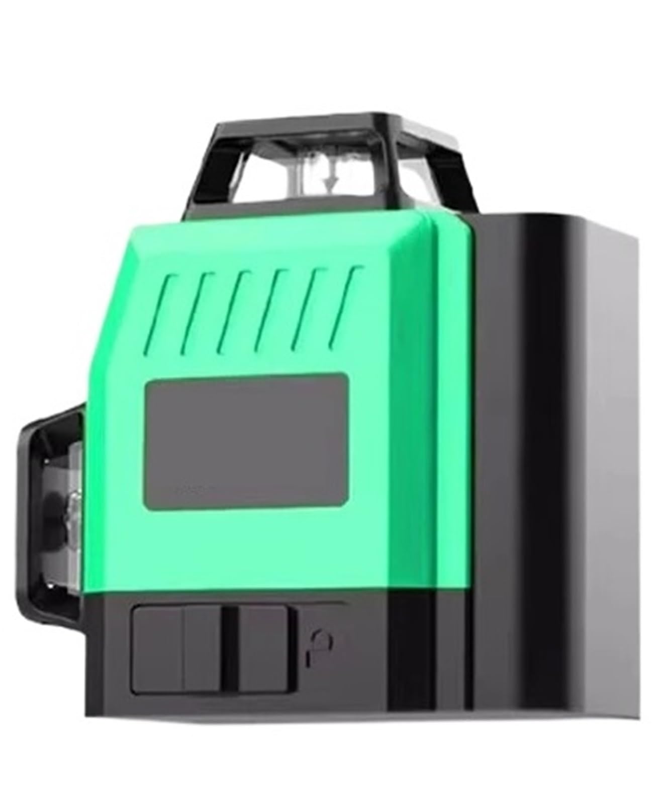 medidor de Distancia láser, Láser Mini 12 Líneas 3D Autoante 360 ​​ Horizontal Y Vertical Línea De Haz Portátil Verde Súper Potente