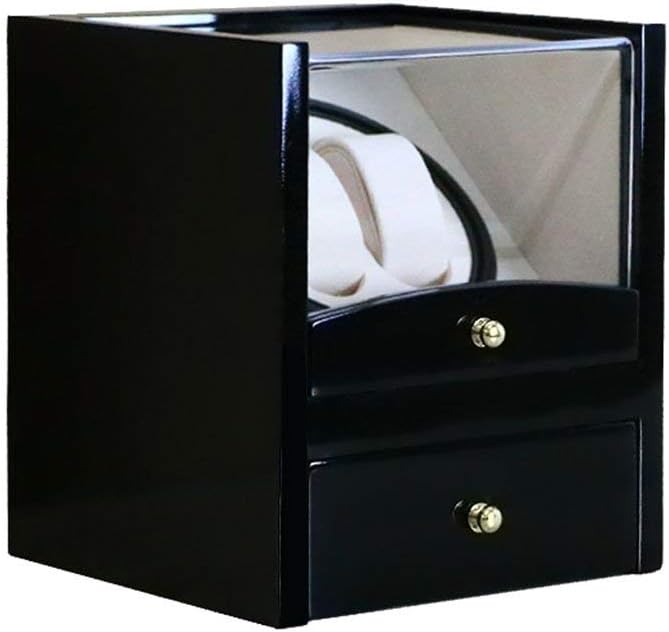 Watch Winders Watch Winder Boxes 2+2 Automatic Mechanical Watch Self-Winding Watch Box Watch Box Watch Winder Watch Box,Black