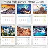 A4 Natural Wonders of the World Calendar 2026 12 Month Wall Calendar UK Perfect for Schools, Offices and Homes Papa Prints - Image 4