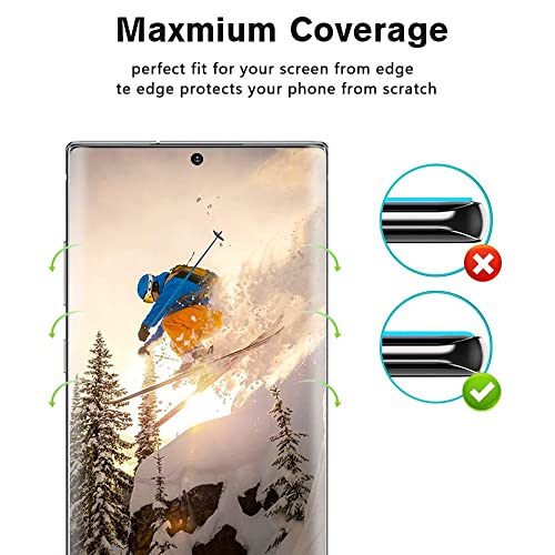 [2+2 Pack] Galaxy S22 Ultra Screen Protector+Camera Lens Film,Ultra Hd Tempered Glass Film [Scratch Resistant] [Ultra Hd] [9H Hardness] [Fingerprint Unlock] Compatible With Samsung Galaxy S22 Ultra 5G(6.8 Inch) #TOP2