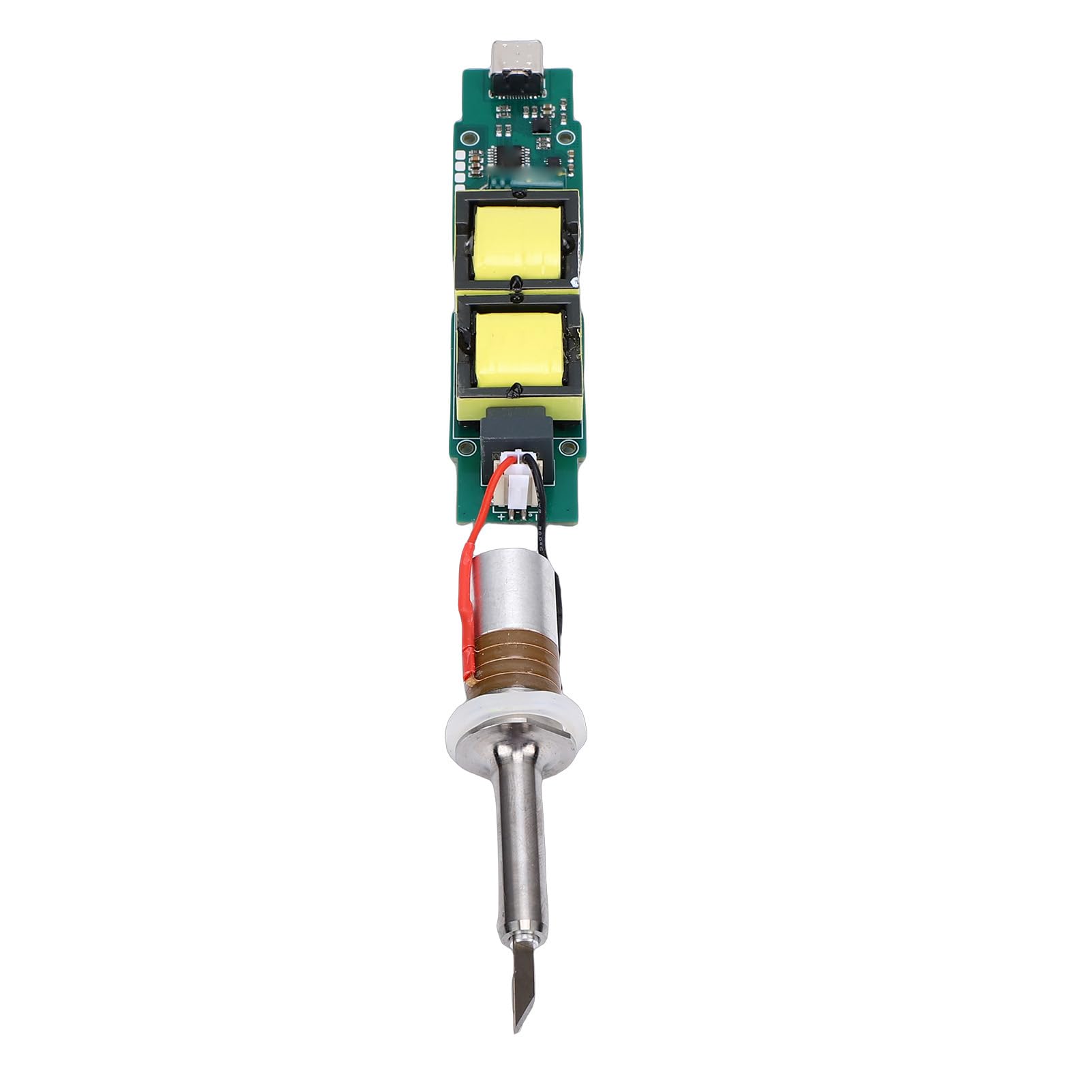 Transductor de Herramienta de Corte Ultrasónico, Transductor de Corte Ultrasónico de 30 W, Piezas Industriales de Acero de Aleación con Módulo de Accionamiento, Ideal para de PCB