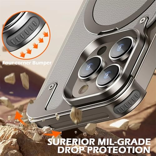 Coque iPhone 16 Pro Max anti-rayures ultra fine en cuir véritable