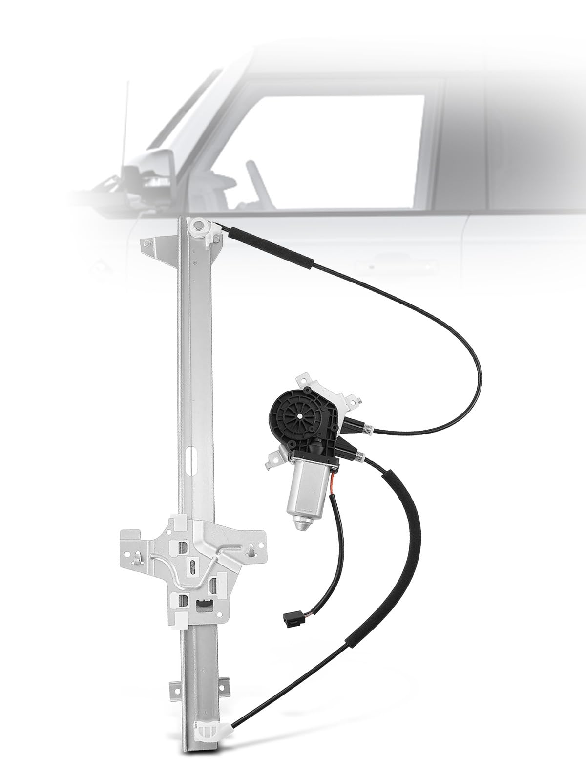 YHTAUTO Front Left Driver Side Power Window Regulator with Motor for Ford E-150 E-250 Econoline E-350 E-450 E-550 Super Duty