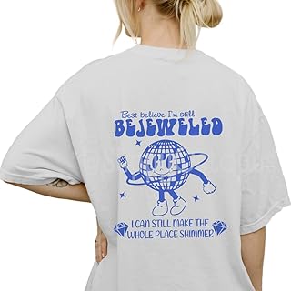 Taylor Bejeweled T-shirt, Midnights Merch, Taylor Gifts, Taylor Merch, Taylor's Version, Taylor Shirt, Midnights Album (Front & Back print, M)