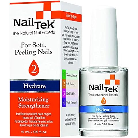 Hydrate 2 Moisturizing Strengthener For Soft And Peeling Nails, Nourish, Protect Nails From Chips, Splits, Peeling, And Breakage, 0.5 Oz Cover