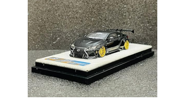 YMmodel LEXUS RCF PANDEM ブラック1/64 ミニカー