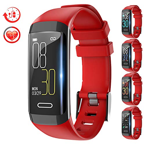 Omngin Fitness Tracker Waterproof - Activity Tracker Watch with Heart Rate Monitor, Blood