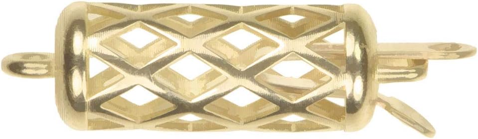 uGems 14K Yellow 4mm Box Snap & Links (Boton)