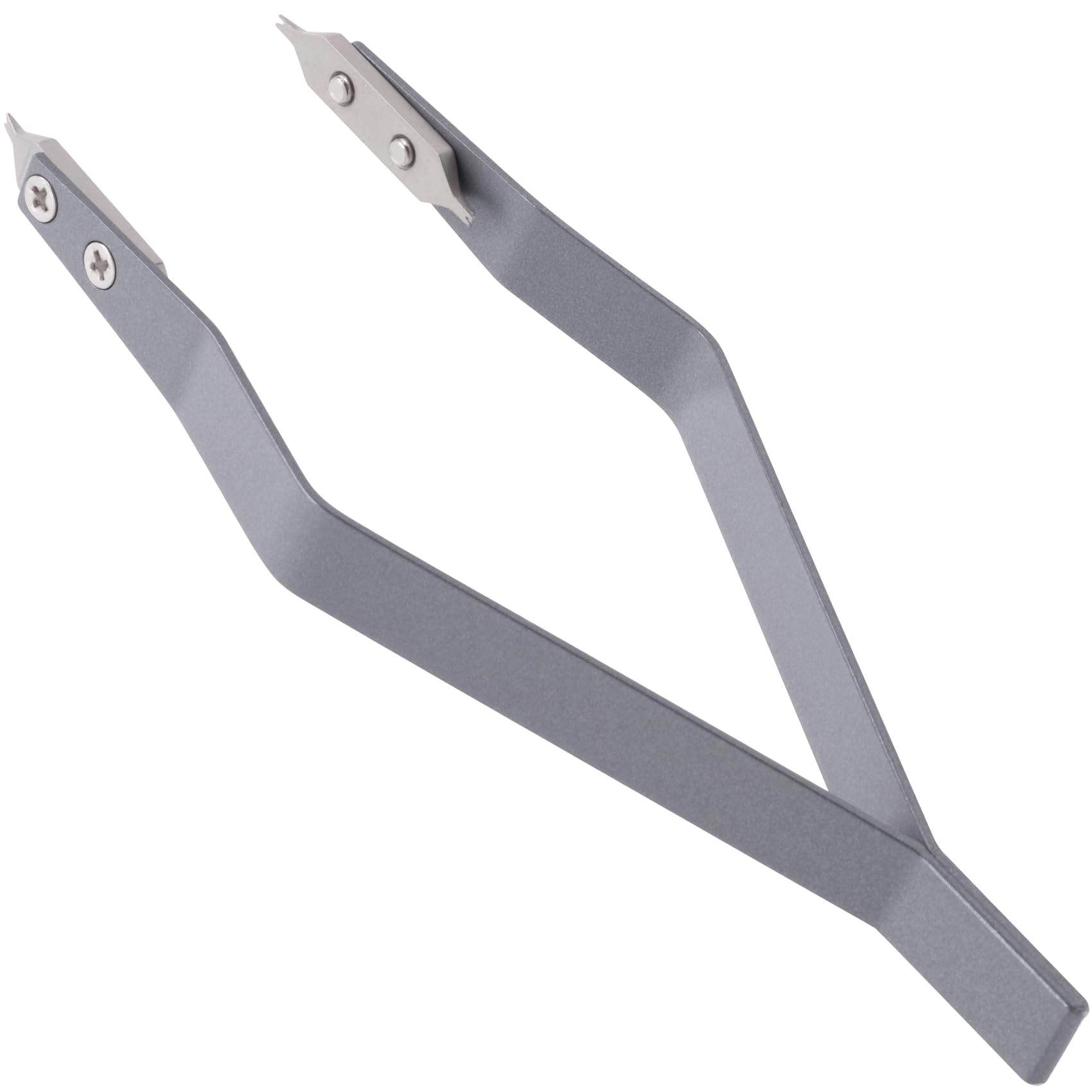 7825 Pince à épiler pour barre à ressort de montre, pince à ressort avec 2 embouts de fourche de rechange, outil de retrait de bracelet de montre, accessoires pour réparer le retrait des