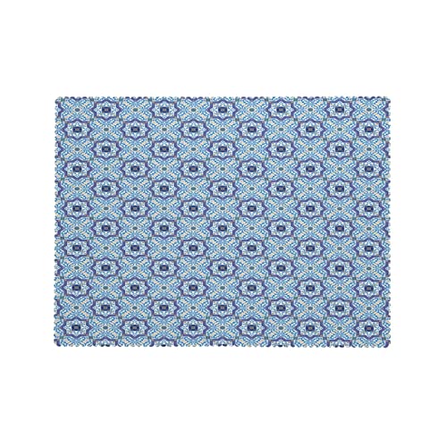 Lirduipu Moroccan Pattern Tablecloth 52X70 Inch, Rectangle Table Clothes For 4 Ft Tables - Waterproof Stain Wrinkle Resistant Reusable Print Table Cover For Kitchen Indoor Outdoor Events Party Decor #TOP7