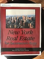 New York Real Estate The Salesperson's Guide - Custom Edition for NYREI 1598442996 Book Cover
